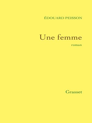 cover image of Une femme
